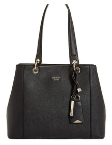 Kamryn Black Double Strap Tote Bag VG669136BLA in Black