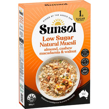 Sunsol Natural Muesli Almond Cashew Macadamia & Walnut 500g