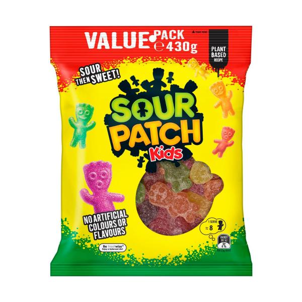 SOUR PATCH KIDS LOLLIES VALUE PACK 430G