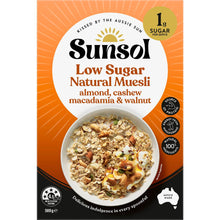 Sunsol Natural Muesli Almond Cashew Macadamia & Walnut 500g
