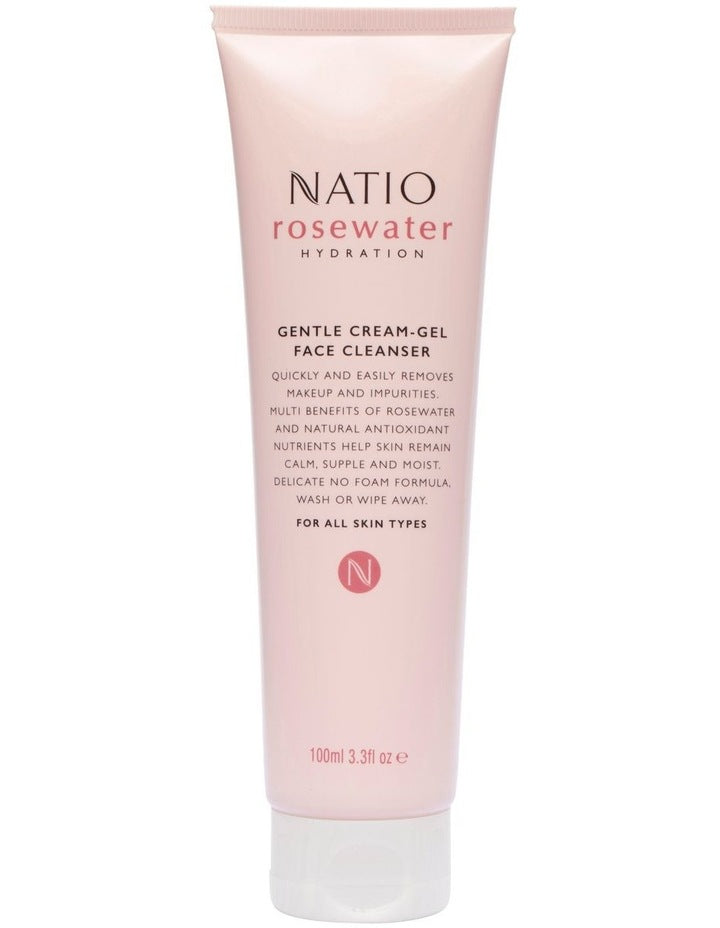 Rosewater Hydration Gentle Cream-Gel Face Cleanser 100ml