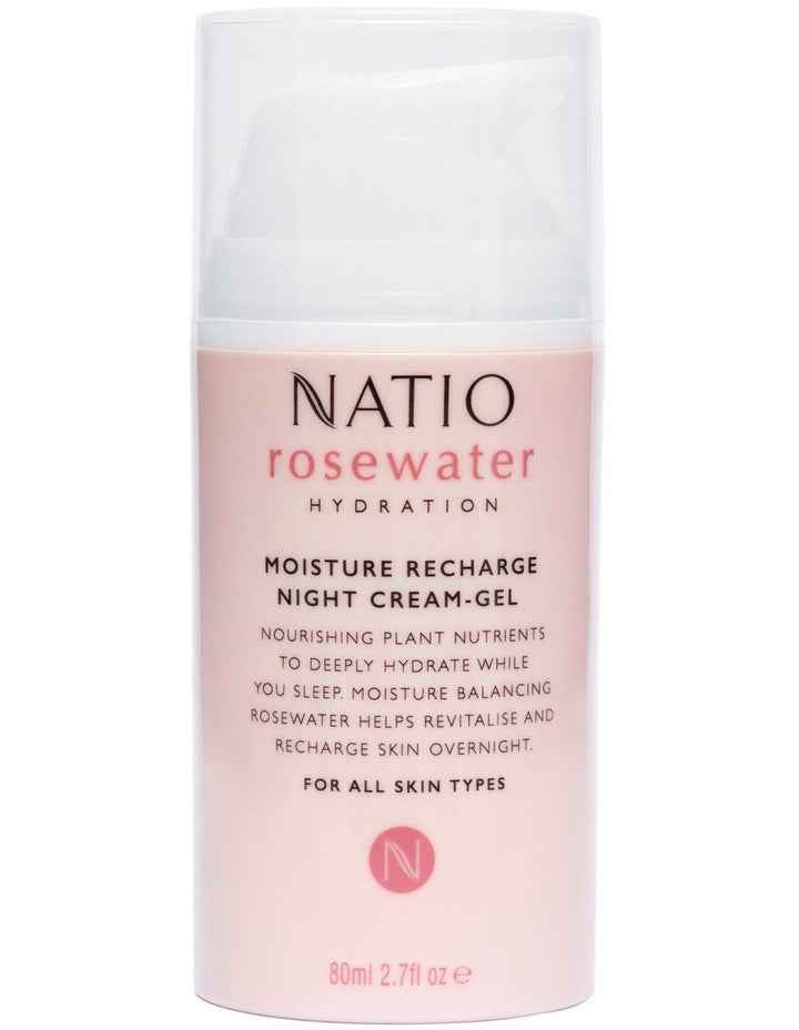 Rosewater Hydration Moisture Recharge Night Cream-Gel 80ml