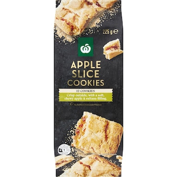 Woolworths 12 Apple Sliced Cookies 225g
