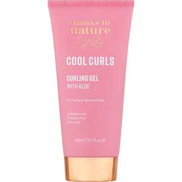 Thanks To Nature Cool Curls Gel With Aloe Vera For Curly Hair 150mL