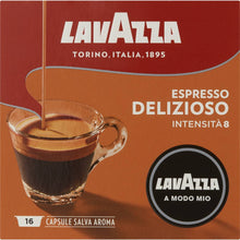 Lavazza Delizioso a Modo Mio Coffee Pods 16 Pack