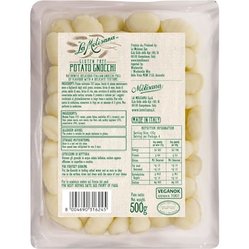 La Molisana Pastificio Extra Di Lusso Gluten Free Potato Gnocchi 500g