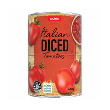 COLES ITALIAN DICED TOMATOES  400G
