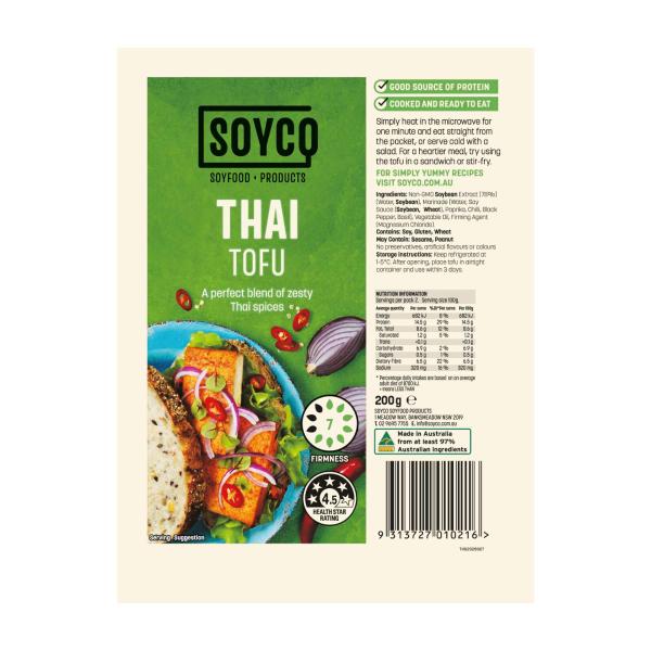 SOYCO SPICY THAI TOFU 200G