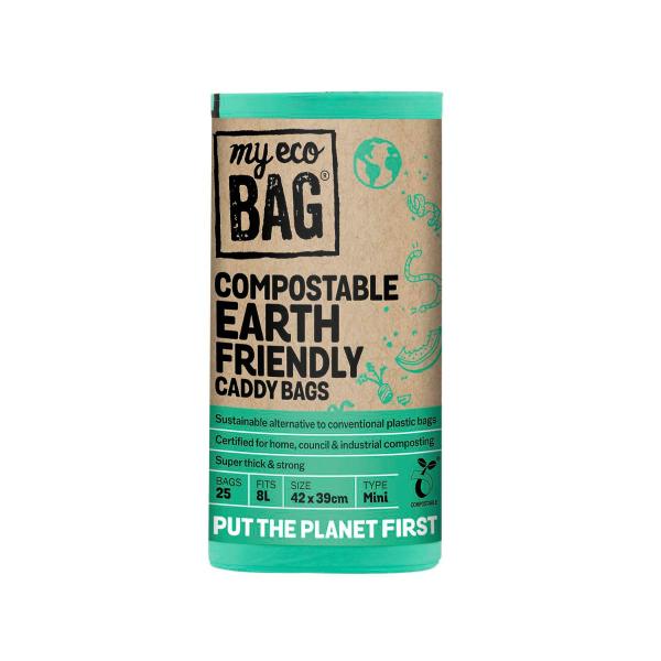 MY ECO BAG COMPOSTABLE KITCHEN BIN LINER MINI 25PK
