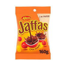 ALLEN'S LOLLIES JAFFAS ORANGE CHOCOLATE 160G