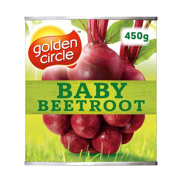GOLDEN CIRCLE WHOLE BABY BEETROOT 450G