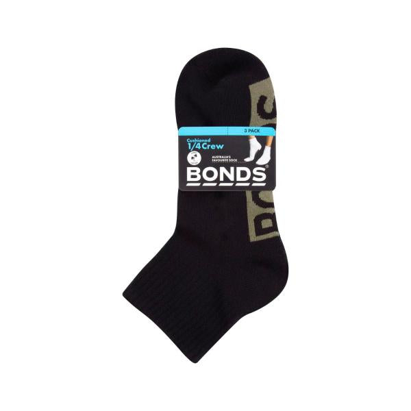 BONDS MENS QUARTER CREW LOGO SIZE 6+