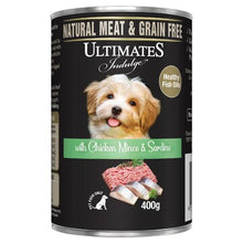 Ultimates Indulge Wet Dog Food Chicken Mince & Sardine 400g