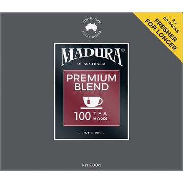 Madura Premium Blend Tea Bags 100 pack
