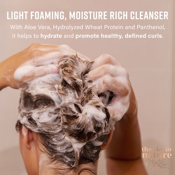 Thanks To Nature Cool Curls Shampoo With Aloe Vera For Curly Hair 500mL