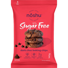 Noshu 97% Sugar Free Dark Choc Baking Chips 140g