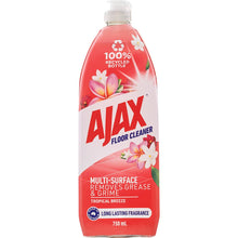 Ajax Floor Cleaner Multi Surface Tropical Breeze Divine Blends 750mL