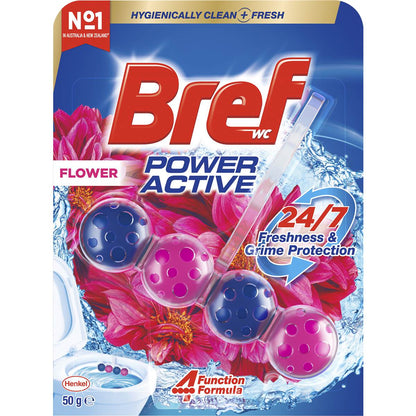Bref Power Active Flower Toilet Cleaner Block 50g