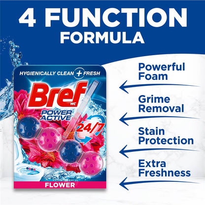 Bref Power Active Flower Toilet Cleaner Block 50g