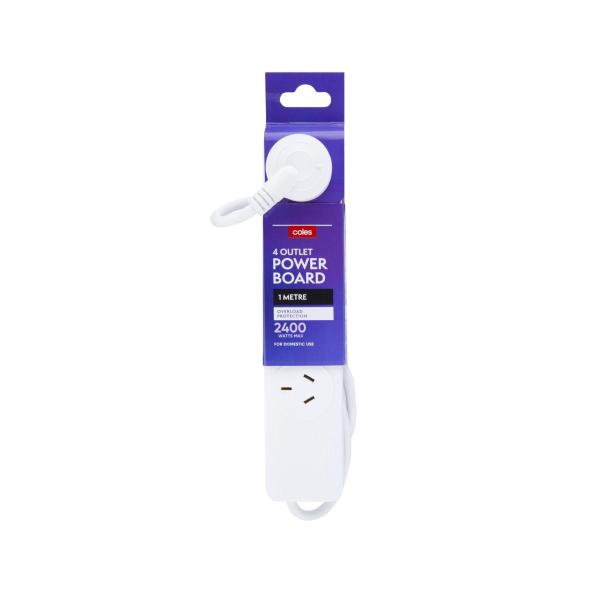 4 Outlet Powerboard