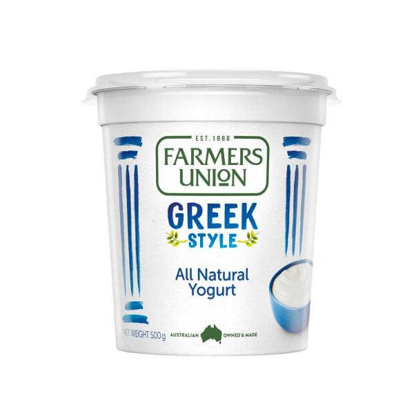 FARMERS UNION GREEK STYLE YOGHURT NATURAL