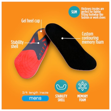 Maseur Footcare Heel & Arch Insole Mens each