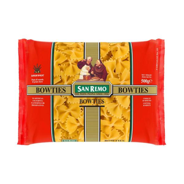 SAN REMO PASTA:BOWTIES:.:500 GRAM