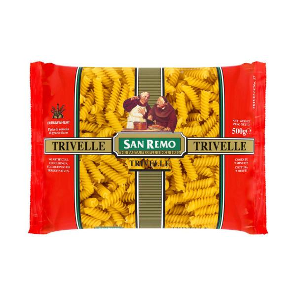 SAN REMO PASTA:TRIVELLE SPIRALS NO 17:.:500 GRAM