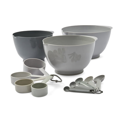 12 Piece Non-Skid Mixing Bowl and Measuring Set