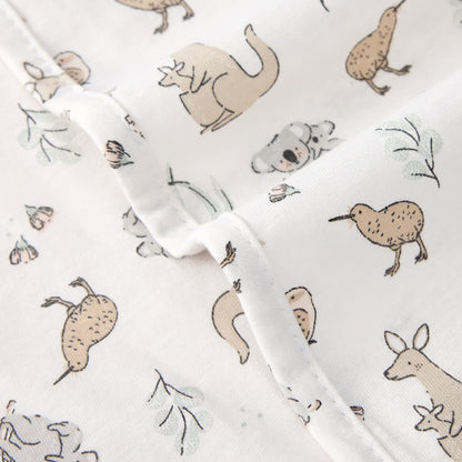 Cotton Jersey Blanket - Australiana
