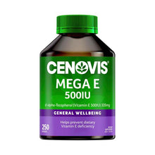 CENOVIS MEGA E 500IU CAPSULES 250 PACK