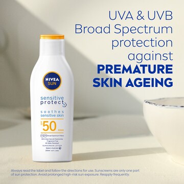 Nivea SPF 50 Sun Sensitive Protect Sunscreen Lotion 200mL