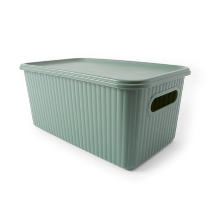 5L Ribbed Container - Green