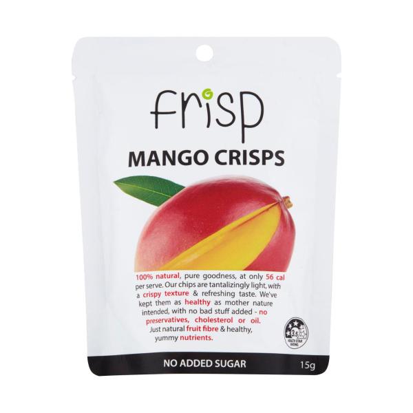 FRISP FREEZE DRIED MANGO CRISPS 15G