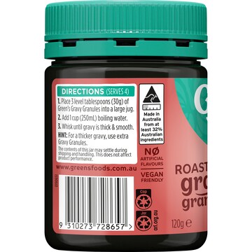 Green's Gravy Granules For Roast Meat 120g