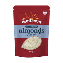 SUNBEAM AUSTRALIAN NUTS FLAKED ALMONDS 100G
