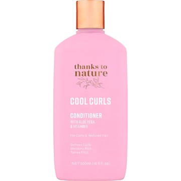 Thanks To Nature Cool Curls Conditioner With Aloe Vera For Curly Hair 500mL
