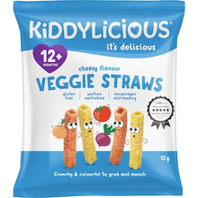 Kiddylicious Cheesy Straws 12g