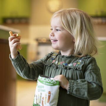 Kiddylicious Cheesy Straws 12g