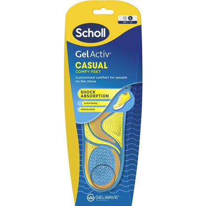 Scholl Gel Activ Casual Insoles Large Pair each