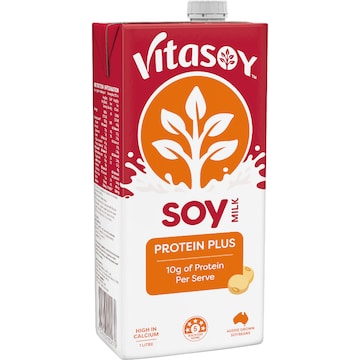Vitasoy Protein Plus Unsweetened Soy Long Life Milk UHT 1L