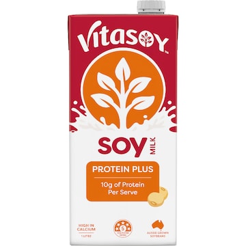 Vitasoy Protein Plus Unsweetened Soy Long Life Milk UHT 1L