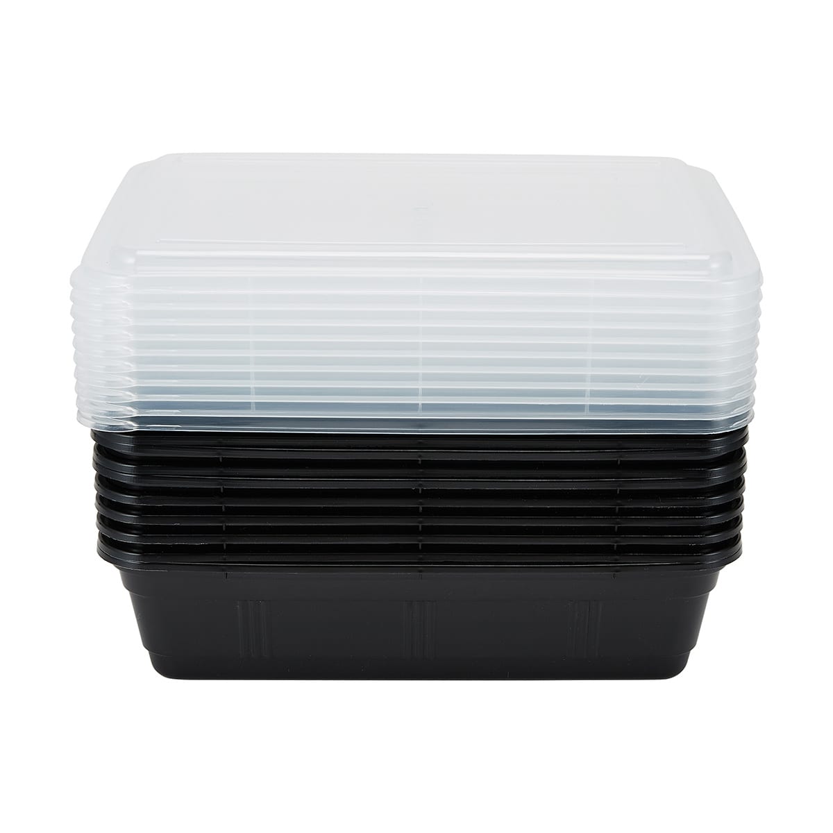 10 Piece 1 Compartment Meal Prep Containers