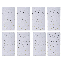 8 Piece Gold Foil Dot Loot Bags