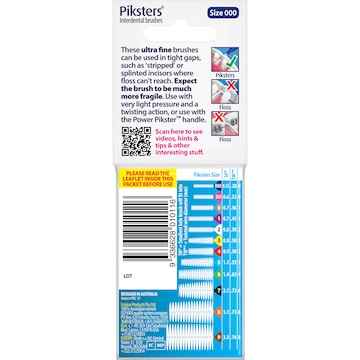 Piksters Interdental Brushes Size 000 10 pack