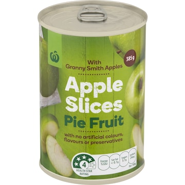 Woolworths Apple Slices Pie Fruit 385g