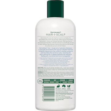 DermaVeen Hair Scalp + Extra Hydration Shampoo 500mL