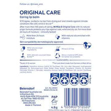 Nivea Original Care Moisturising Lip Balm 4.8g