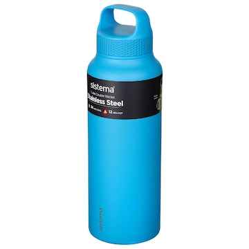 Sistema Hydration Stainless Steel Dual Wall Drink Water Bottle 1L