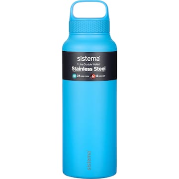 Sistema Stainless Steel Double Wall Bottle Assorted 1L each